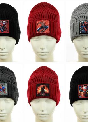 Зимние шапочки spider-man