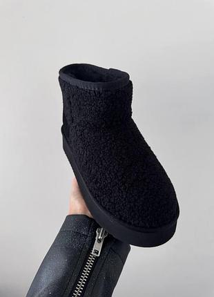 Женские угги UGG Classic Mini II Stivaletti neri зима v / smb2 фото