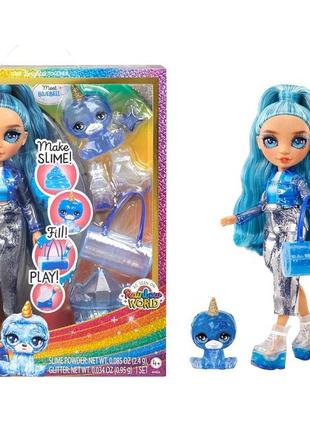 Лялька рейнбоу хай скайлер зі слаймом rainbow high skyler оригінал mga