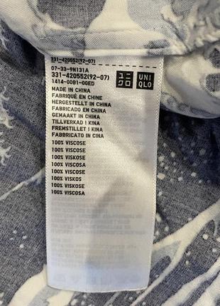 Рубашка гавайка uniqlo 4