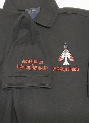 Футболка поло uneek premium uc102 - mississipi thunder -s