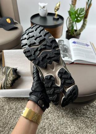 Мужские кроссовки salomon xt-6 khaki brown fur8 фото