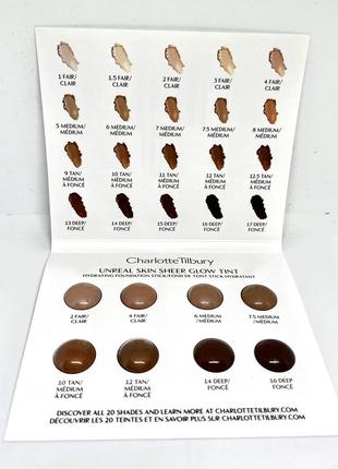 Пробник тонального тента unreal skin sheer glow tint hydrating foundation stick