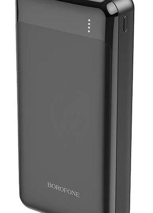 Повербанк borofone incredible power bank bj19a 20000mah | 1usb/1type-c, 20w/3a, pd/qc| black