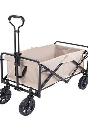 Тележка садовая stenson mh-4894 металлическая 99x53x100 см