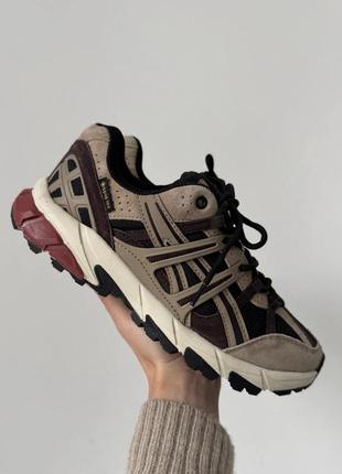 Кроссовки asics gel-sonoma bsdx gore-tex bordo/beige