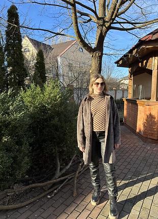 Стильний піджак з натуральної овчини