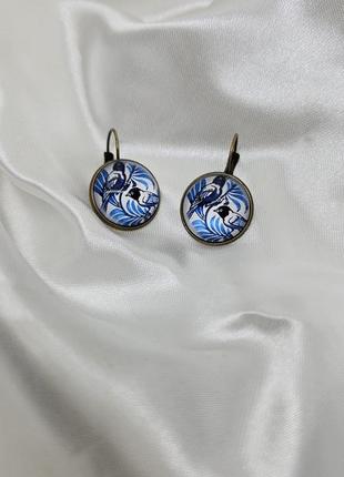 Сережки вінтажні3 фото