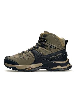 Мужские кроссовки salomon running quest 4#x brown