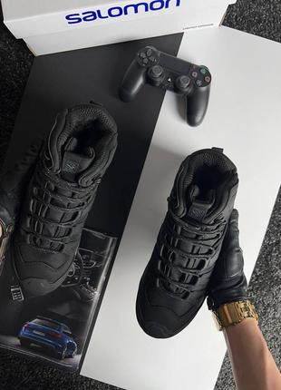 Мужские кроссовки salomon running quest 4#x black fur2 фото