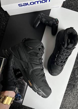 Мужские кроссовки salomon running quest 4#x black fur9 фото