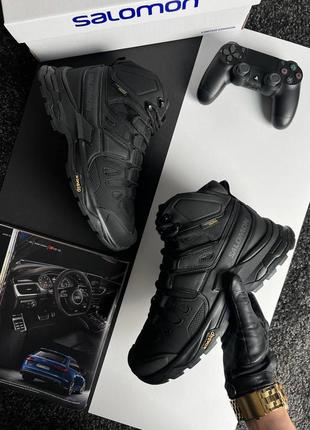 Мужские кроссовки salomon running quest 4#x black fur3 фото