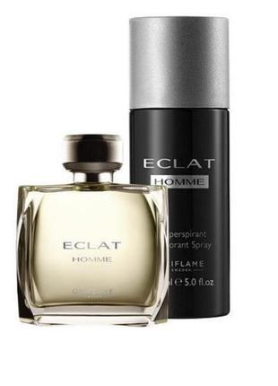 Набор eclat homme туалетная вода и дезодорант спрей