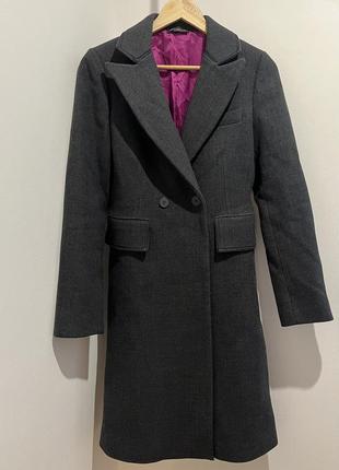 Итальянский 100% шерстяное пальто james lakeland