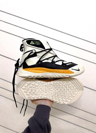 Мужские зимние кроссовки nike acg air terra antarktik white/yellow fur ❄️
