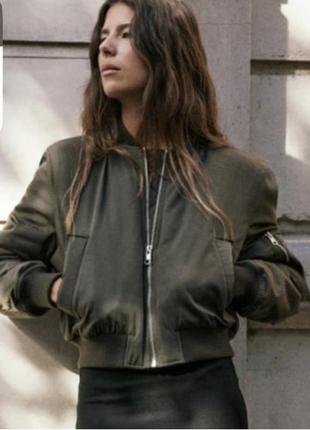 Бомбер zara