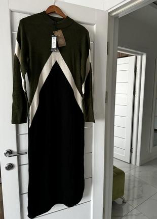Плаття довге тепле великий розмір vero moda