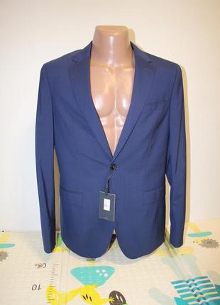 Новый пиджак tommy hilfiger flex, virgin wool, шерсть