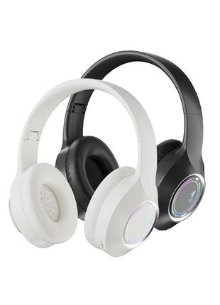 Беспроводные наушники kunpai геймерские с подсветкой bluetooth