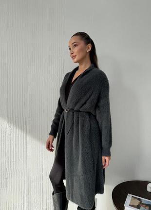 Кардиган удлиненный ангора, люкс качества