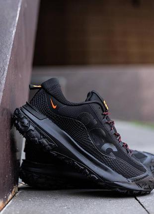 Кроссовки nike acg mountain fly 2 gore-tex black orange