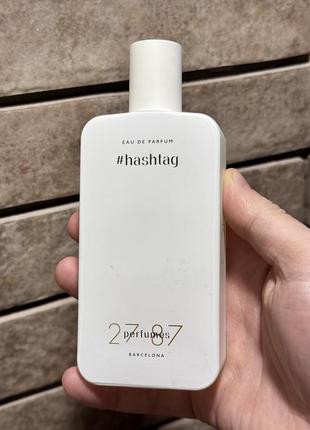 27 87 hashtag edp, оригинал, распив, 5 мл, железный тревел- атомайзер на выбор в подарок