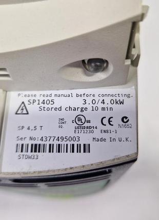 Частотний перетворювач control techniques emerson unidrive sp1405 3/4квт2 фото