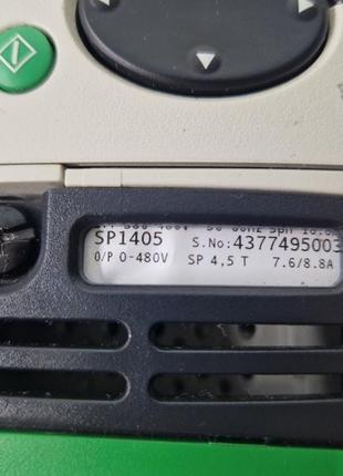 Частотний перетворювач control techniques emerson unidrive sp1405 3/4квт3 фото