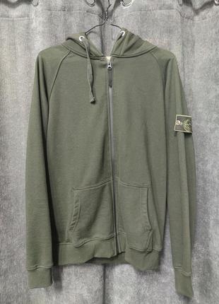 Зіпка stone island тринитка пертля хакі