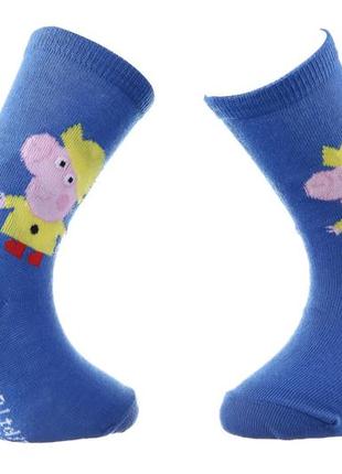 Шкарпетки peppa pig george et son cire синій діт 19-22 арт 43849551-8