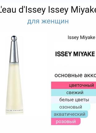 Пробник пробник туалетной воды issey miyake leau d'issey 0.8 мл ml возможен обмен разгляну