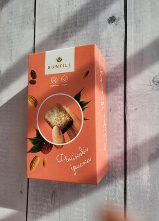 Натуральні цукерки sunfill "фінікові іриски" 150грам