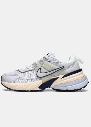 Nike v2k run runtekk 'summit white navy' fd0736-102