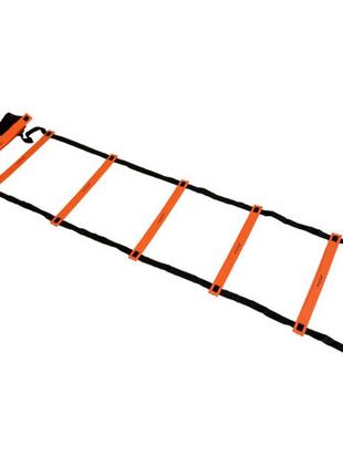Сходи координаційні класичні meta indoor ladder with anti skid steps помаранчевий, чорний уні 8 м
