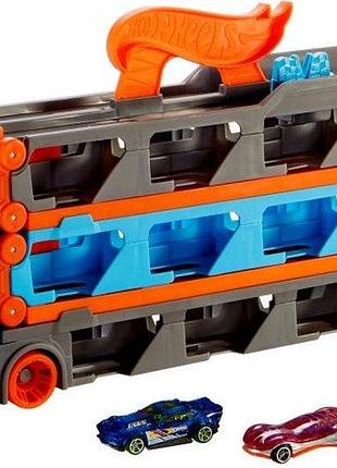 Вантажівка-транспортер mattel супергони hot wheels gvg37