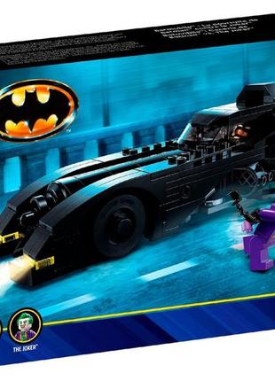 Дитячий конструктор lego dc batman бетмобіль: переслідування. бетмен проти джокера 438 шт. деталей (76224)