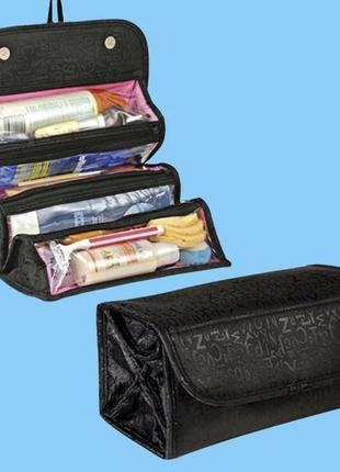 Косметичка roll-n-go дорожная сумка, портативная, многофункциональная косметичка, органайзер для косметики