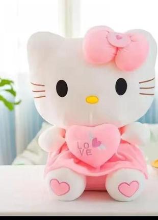 М'яка іграшка hello kitty 35 см плюшева іграшки для дітей hello kitty рожева