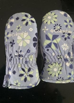 Перчатки на девочку варешки columbia