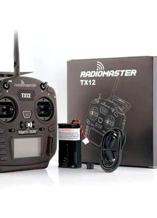 Fpv пульт radiomaster tx12 mkii elrs m2 з акумулятором radio