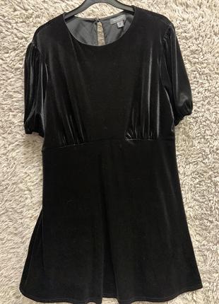 Короткое вилюровое платье ❤️