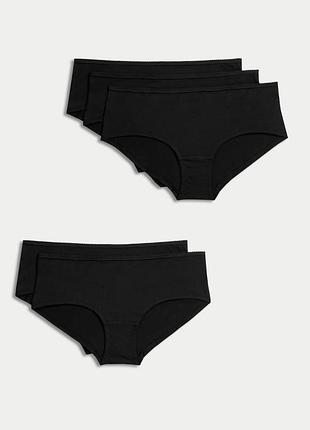 Упаковка(5 шт) трусиков-шорт marks & spencer р.8,10,12,14,16