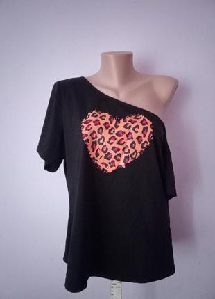 Футболка на плечо батал