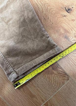 Брюки брюки мужские укороченные бежевые вельветовые вельвет yourturn regular прямые...