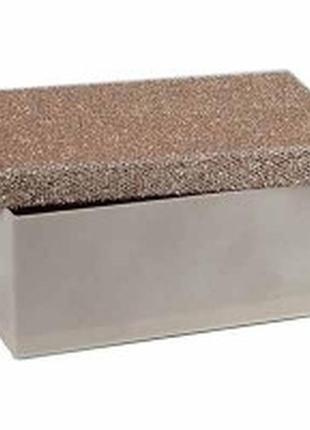 Коробка картонна прямокутна золотий люрекс 24,5*16,5*10см 2-190