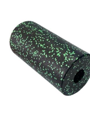 Массажный валик 29 см черный с вкраплениями fphd-31