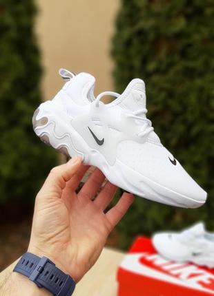 Nike react presto (white black)4 фото