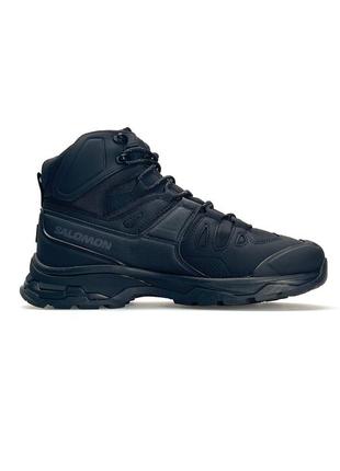 Мужские кроссовки salomon running quest 4#x black fur