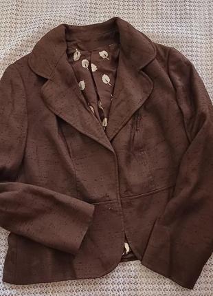 Стильний шоколадний піджак max mara