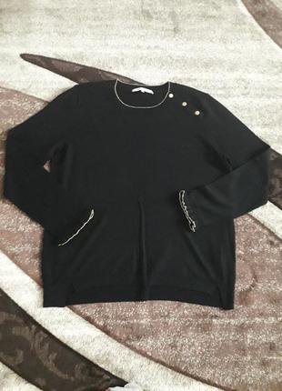 Лакшери роскошный свитер из шерсти мериноса gerard darel